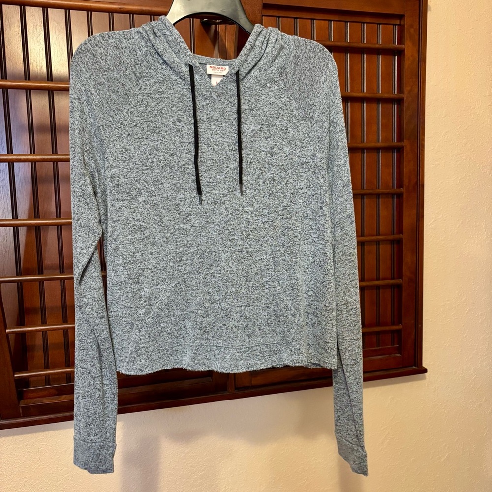 Mossimo Supply Co. Blue Black & White Hoodie